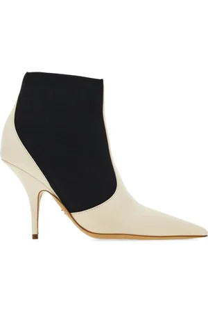 Salvatore Ferragamo 95mm denim enkellaarzen