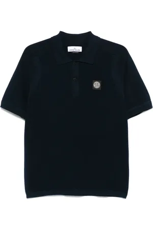 Stone Island Poloshirt met wafelpatroon