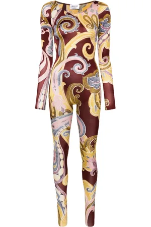 Wolford X ETRO catsuit met paisley