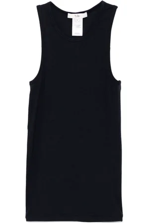 tibi Geribbelde tanktop