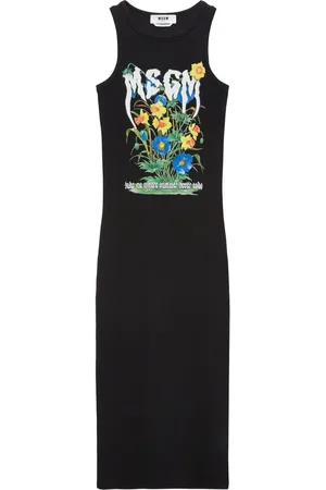 Msgm Jurk met logoprint