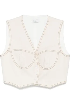 Sandro Katoenen gilet
