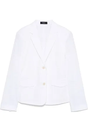 THEORY Blazer met enkele rij knopen