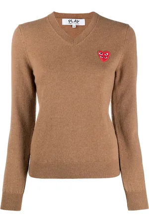 Comme des Garçons Trui met geborduurd logo