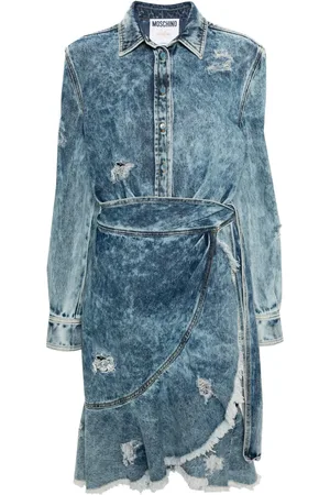 Moschino Denim wikkeljurk