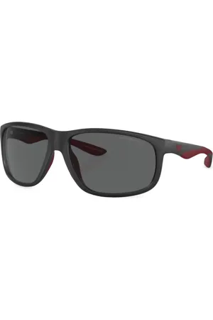 Emporio Armani Zonnebril met tweekleurig montuur