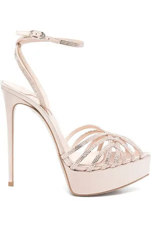 LE SILLA 140 mm sandalen verfraaid met kristallen