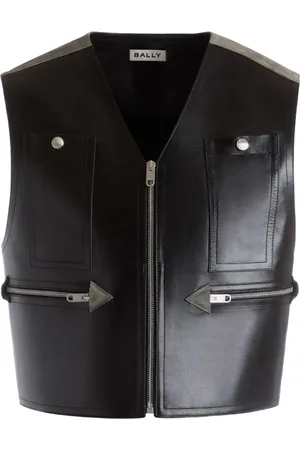 Bally Leren gilet