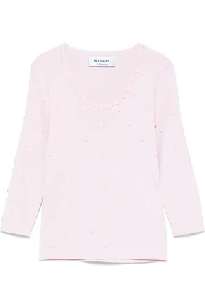 Blugirl Top met bloemenpatch