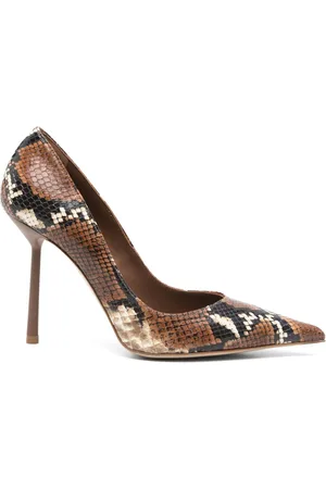 LE SILLA 110 mm pumps met slangenprint