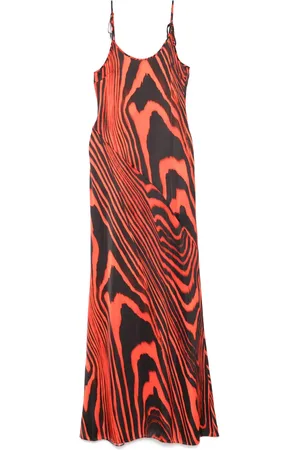 DAVID KOMA Gestreepte maxi