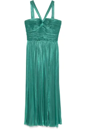 Costarellos Lurex georgette maxi