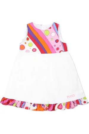 PUCCI Junior Fontane jurk met print