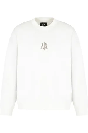 Armani Exchange Sweater met geborduurd logo