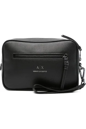 Armani Exchange Toilettas met verfraaid logo