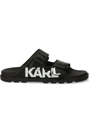 Karl Lagerfeld Slippers met logoprint