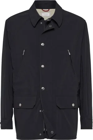 Brunello Cucinelli Waterbestendige katoenen parka