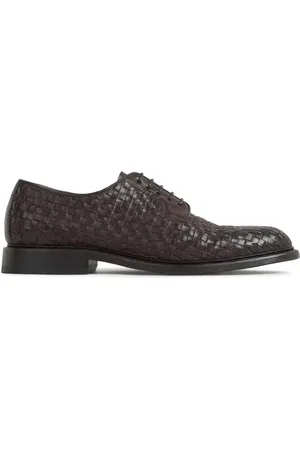 Green george Geweven derby schoenen