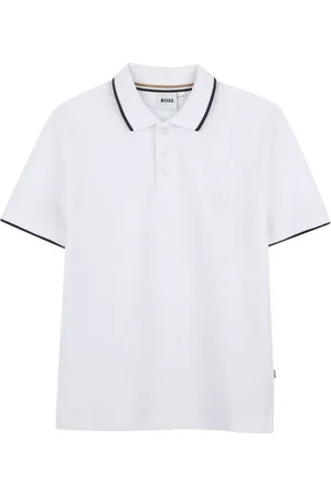 HUGO BOSS Katoenen poloshirt met geborduurd logo