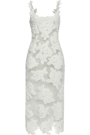 Oscar de la Renta Gehaakte midi