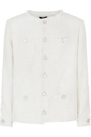 GCDS Tweed jack met pailletten