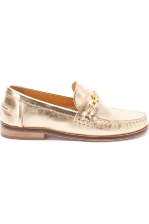 Twin-Set Loafers met metallic