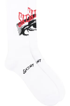 SAINT MXXXXXX Sokken met intarsia logo