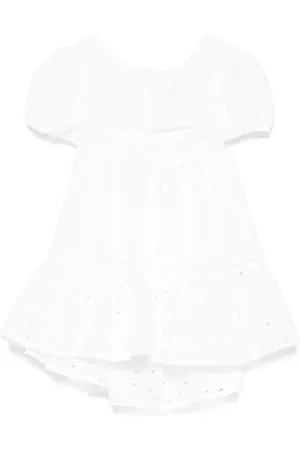 MISS GRANT Jurk met broderie anglaise