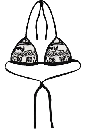 LANEUS Intarsia bikinitop met logo