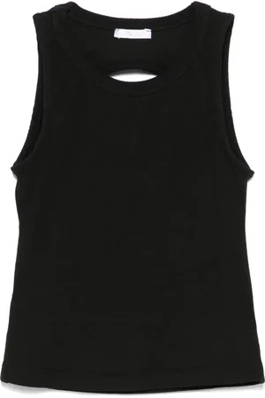 MISS GRANT Geribbelde tanktop