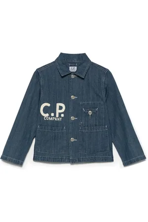 C.P. Company Spijkerjack met logoprint