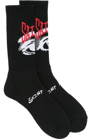 SAINT MXXXXXX Sokken met intarsia logo
