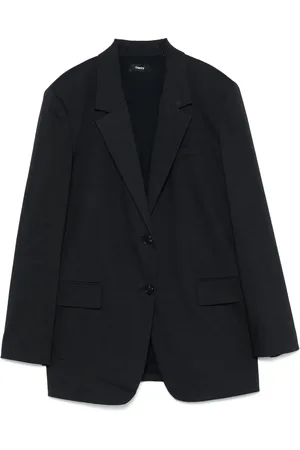 THEORY Blazer met enkele rij knopen