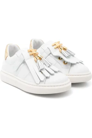 Elisabetta Franchi Leren sneakers