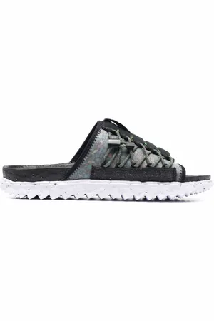 Nike Asuna Crater slippers met logopatch
