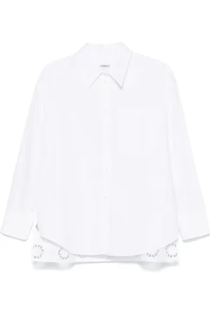 Dondup Blouse met broderie anglaise