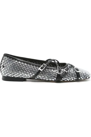 Mach & Mach Crystal Net ballerina