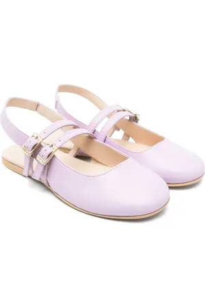 Twin-Set Leren ballerina