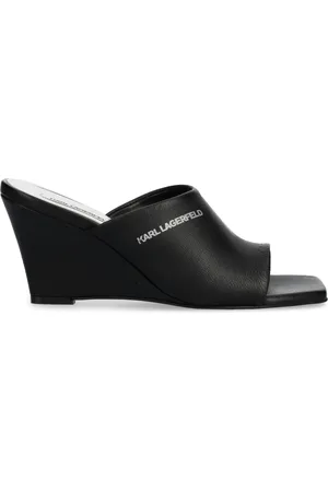 Karl Lagerfeld Muiltjes met logoprint