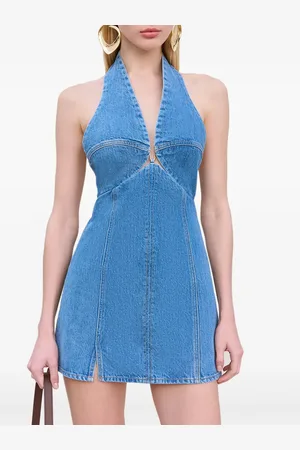 Cult Gaia Rumi denim jurk