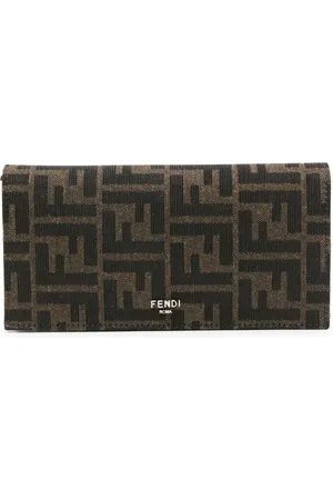 Fendi Portemonnee met FF jacquard