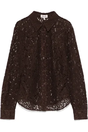 Baum und Pferdgarten Kanten blouse