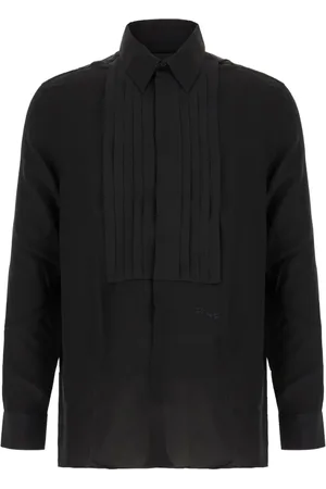 Givenchy Zijden overhemd met geplooide bies