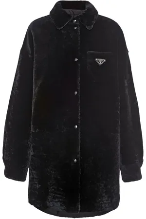 Prada Omkeerbare jas met logo