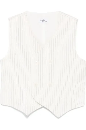 Il gufo Gilet met krijtstreep