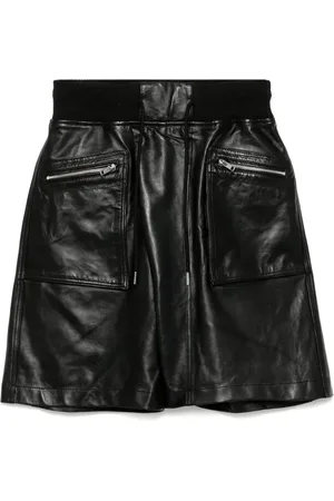 R13 Leren shorts