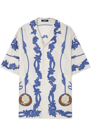 VERSACE Cameo zijden overhemd
