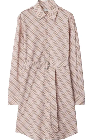 Burberry Geruite blousejurk