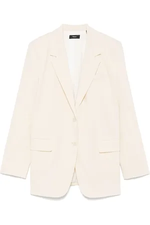 THEORY Blazer met enkele rij knopen