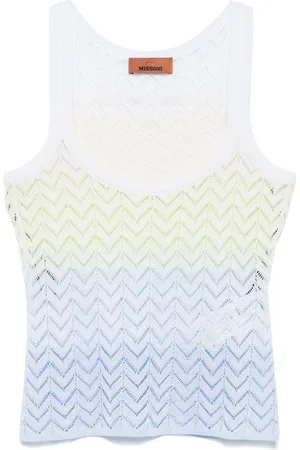 Missoni Tanktop met chevron patroon